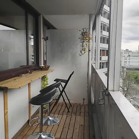 Tour Eiffel Two-bathroom Two-bedroom Loggia Spacious Quiet Brand-new *