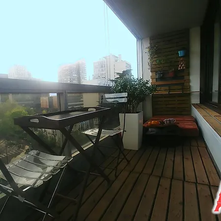 Tour Eiffel Two-bathroom Two-bedroom Loggia Spacious Quiet Brand-new 아파트 *